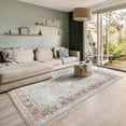 thumbnail image 3 of GLN Rugs Samarkand - Indoor, Machine Washable Area Rug - 5'x7' Turkish - Light Blue, 3 of 8