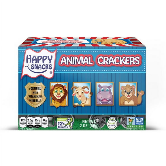Plant Based Vitamin Fortified Animal Crackers