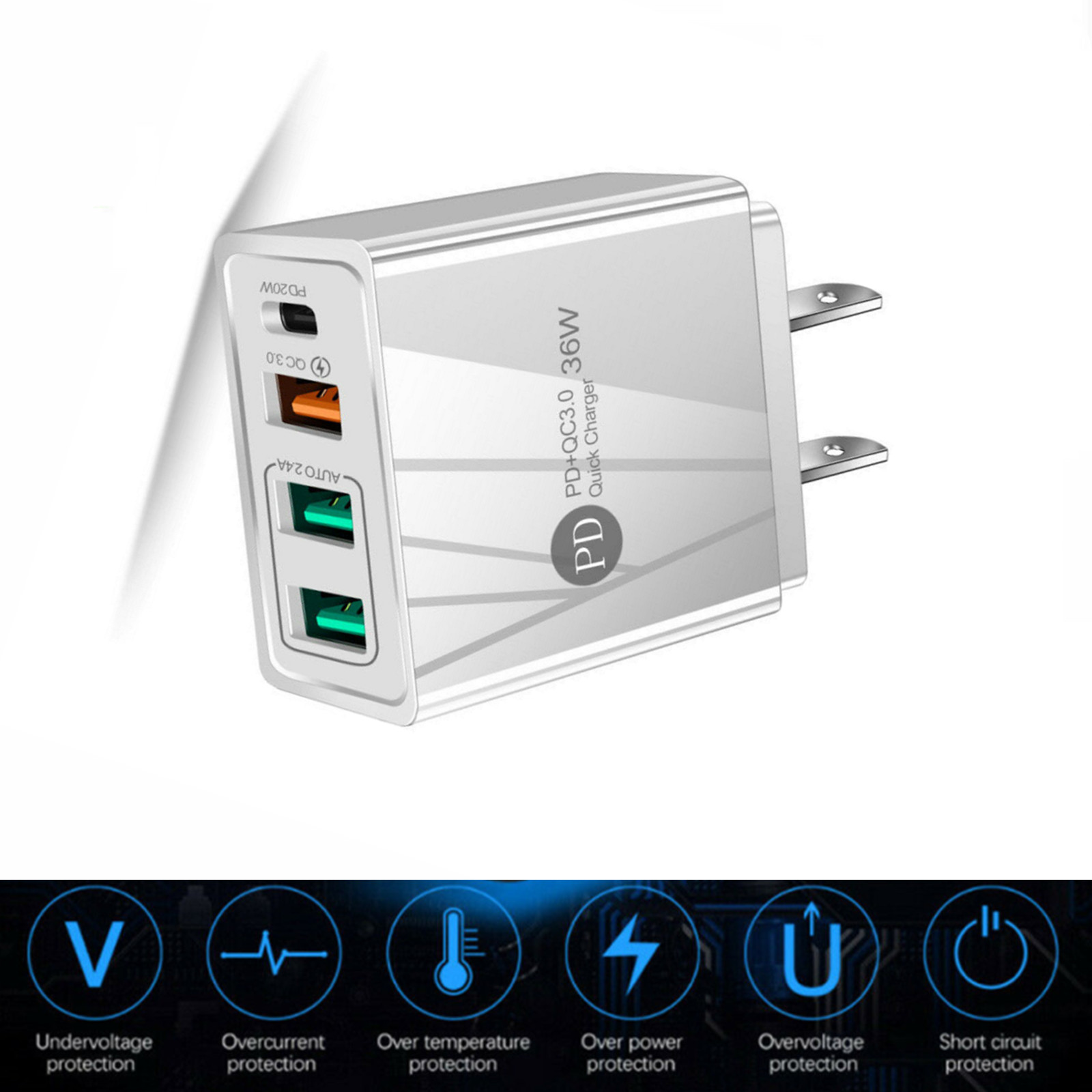 USB C Wall Charger,Type C Fast PD Charger Compatible with iPhone 14 13 12  11 Pro Xs/Max/XR/X/8/7/Plus,Galaxy S9/S8/S7 - Walmart.com