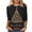Black, variant on Helii Womens Christmas 3/4 Sleeve Shirts Cute Printed Round Neck Tops Loose Fit Pullover Blouses Matching Family Xmas Party Outfits Trendy Soft Tee Clothing with Multi Prints for Women