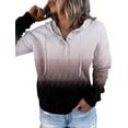 thumbnail image 6 of ONLYSHE Women's Tie-Dye Button-Down Oversized Hoodie, Casual Long Sleeve Pullover Top, 6 of 6