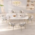 thumbnail image 4 of Luxury Modern Restaurant Dining Tables Nordic Console Coffee Tables Gold Home Living Room Muebles Para El Hogar Hotel Furniture My Lux Decor Round, 4 of 25