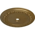 thumbnail image 3 of 41"OD x 4"ID x 2 3/8"P Caputo Ceiling Medallion (Fits Canopies up to 5 1/2"), Hand-Painted Pale Gold, 3 of 6