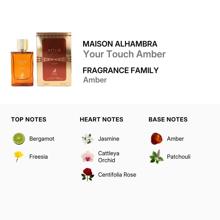 Maison Alhambra Unisex Your Touch Amber EDP Spray 3.4 oz