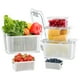 thumbnail image 1 of Recipientes para nevera para frutas y verduras LUXEAR con tapas, paquete de 4, 1 of 9