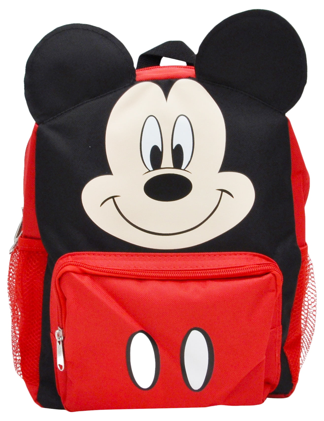 Boys Mickey Mouse Cargo Backpack with Ears 12" Black Red Walmart Canada