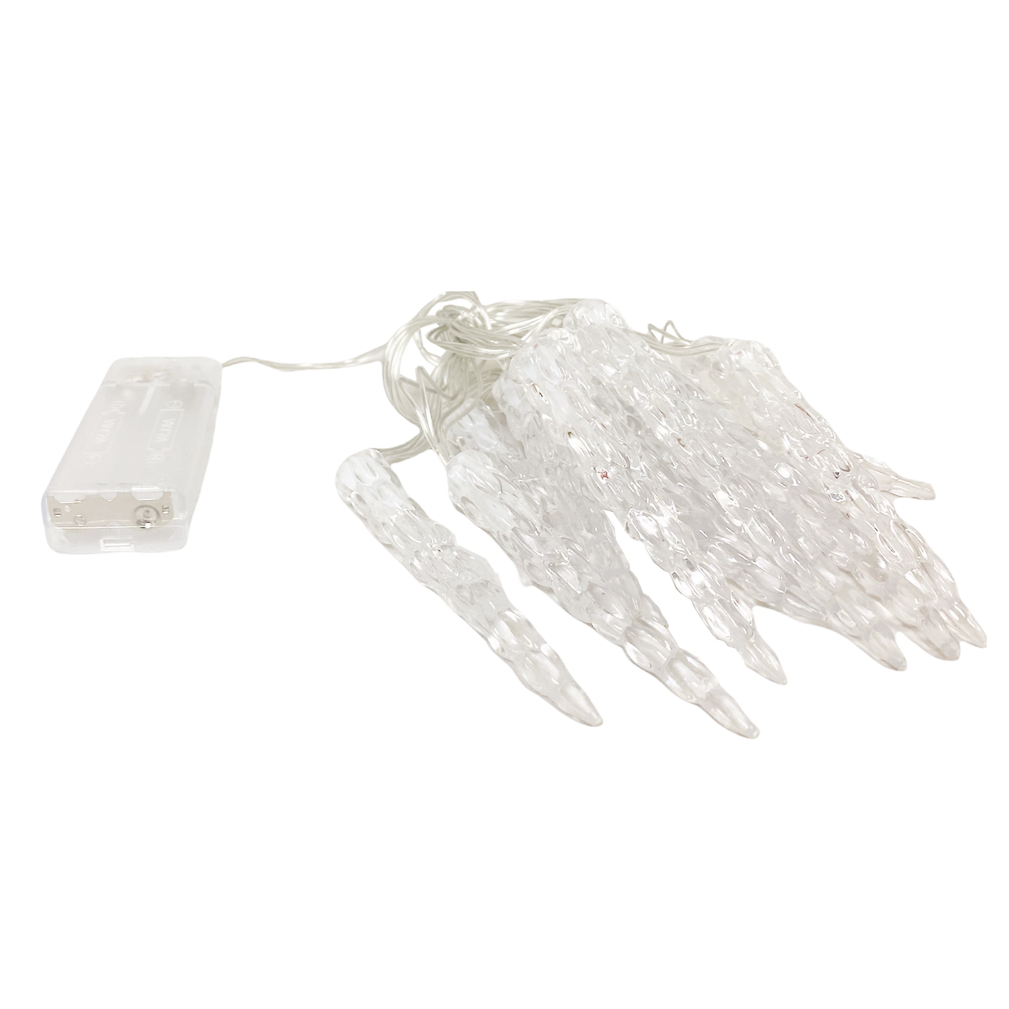 Momentum Brand 15 White Lights Icicle Light Christmas Party Decor 8.53 Ft (260 CM)