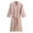a-Pink22365, variant on VNKIDY Men's Pajama Solid Color Waffle Weave Robe 3/4 Sleeve Belted Design Loungewear Nightrobe With Dual Front Pockets For Home Relaxing Casual Homewear