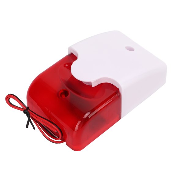 Alarma De Luz De Sonido, Dispositivo De Advertencia De Buena Seguridad De Destello Rojo Resistente A Impactos De Aislamiento220V
