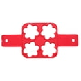 thumbnail image 3 of Molde para hacer tortitas con forma de corazón redondo, molde para huevos cuadrado con flores, antiadherente, resistente al desgaste, anillo para tortilla, aparato de cocina y horneado de silicona, 3 of 5