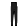 thumbnail image 6 of Hueook Womens Pants Stretch Active Pants Womens High Waisted Drawstring Sweatpants Casual Baggy Joggers Pants with Pockets Black 3X, 6 of 6