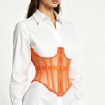thumbnail image 3 of Duoif Wide Belts for Women Dresses Elastic Leather Lace Underbust Belts Vintage Stretch Belt, 3 of 8