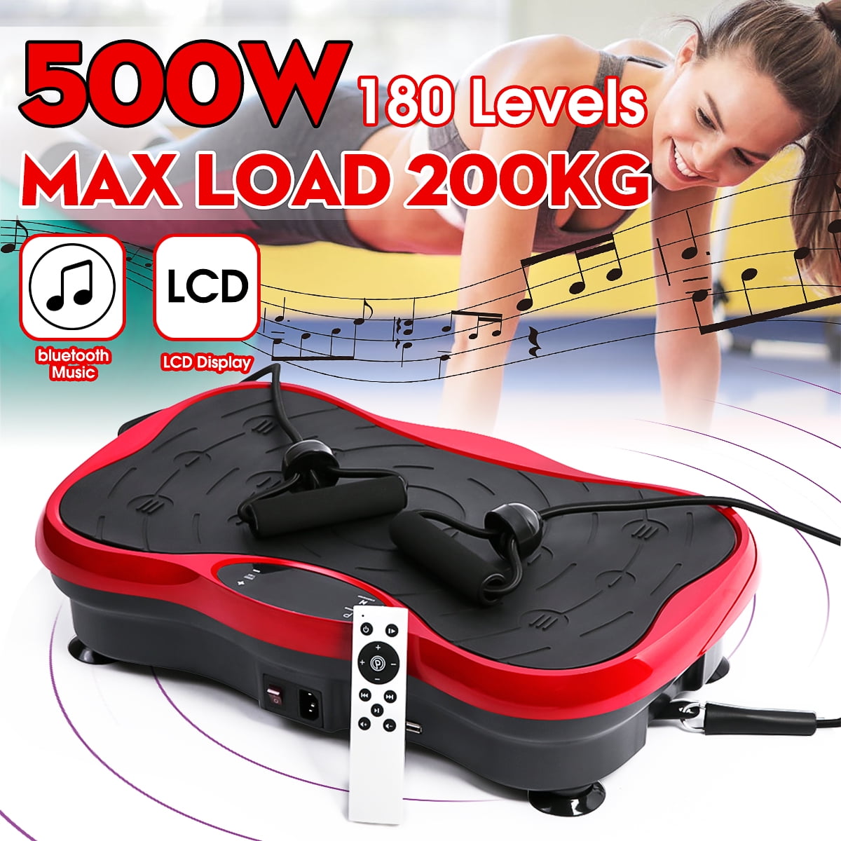 Vibration Platform Plate Whole Body Exercise Fitness Massager Machine Slim Home
