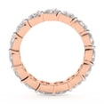 thumbnail image 4 of Pear Shape Lab Grown Diamond Danna Eternity Ring For Women | 6 Carat IGI Certified 14K Rose Gold | FG-VS Quality Friendly Diamonds Eternity Ring Size 9.5, 4 of 5