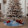 thumbnail image 4 of Sikiie Cozy Knitted Blue Chevron Christmas Tree Skirt, Christmas Tree Decorations, Christmas Decor, Tree Mat Decoration(30-48IN)-36", 4 of 6