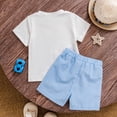 thumbnail image 5 of Soepste Toddler Boy Clothes 3T Boys Clothes Toddler Baby Boys Clothes Set Short Sleeve T-Shirt And Shorts Summer 2 Pcs Outfit, 5 of 5