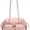 Pink, variant on KKLDOGS Bow Decor Multi-pocket Shoulder Bag, Large Capacity PU Leather Handbag, Versatile Crossbody Travel Tote Purse with Detachable Strap(Black)