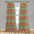 thumbnail image 5 of Ambesonne Car Race Track Curtains, Car Design, Pair of 28"x84", Multicolor, 5 of 5