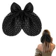 thumbnail image 5 of Harmtty Hairpin Women Silky Satin Large Bow Ribbon Hair Clips Bowknot Decor Girl Long Tail Bow Hair Accessories, 5 of 8