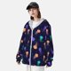 thumbnail image 3 of Balery Sea Jellyfish Sudadera ligera de manga larga con capucha y protección solar UPF 50+ para hombre y mujer, ideal para pesca y running-Large, 3 of 7
