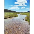 thumbnail image 2 of Coppel, Anna 19x24 Gold Ornate Wood Framed with Double Matting Museum Art Print Titled - Rocky Stream, 2 of 4