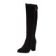 thumbnail image 1 of unbranded 1Par Altas Negras Para Mujer Con Suela Elástica Y Slim Fit Para Uso Prolongado, 1 of 5