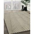 thumbnail image 2 of Ahgly Company Indoor Rectangle Patterned Wheat Beige Novelty Area Rugs, 8' x 12', 2 of 6