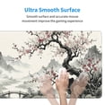 thumbnail image 2 of Japanese  Large Gaming Mouse Pad with stitched edges, Non-Slip Rubber Base &Precision Tracking Surface. Anime Mousepad 31.5x11.8 inch, 1lb, 3mm , Waterproof  Mousepad for Desktop，Laptop，Wireless, 2 of 7