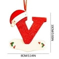thumbnail image 4 of Navidad Little Red Hat Carta Colgante DIY Escribible Nombre 26 Carta Colgante Wmkox8yii gf6266, 4 of 4