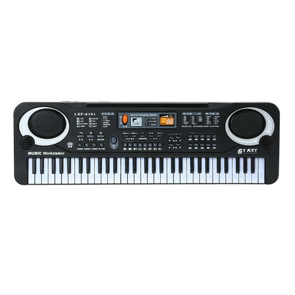 61 touches noir numérique musique clavier électronique clavier conseil piano électrique enfants cadeau instrument de musique
