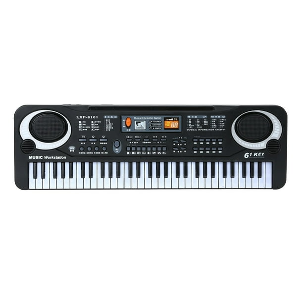 61 Keys Black Digital Music Electronic Keyboard KeyBoard Electric Piano