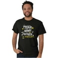 thumbnail image 4 of Military Logo Proud US Army Father Men's Graphic T Shirt Tees Brisco Brands X, 4 of 6