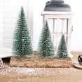 thumbnail image 2 of Matoen Mini Snow Frost Trees Mini Christmas Tree 9" with Led Warm String Lights Winter Snow Ornaments Tabletop Trees for Holiday Party Diy Room Decor Home Table Top Christmas Decoration, 2 of 5