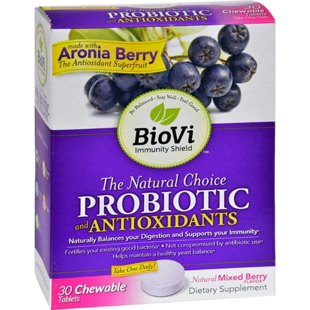 Biovi probiotique - Antioxydant Blend - 30 comprimés à croquer