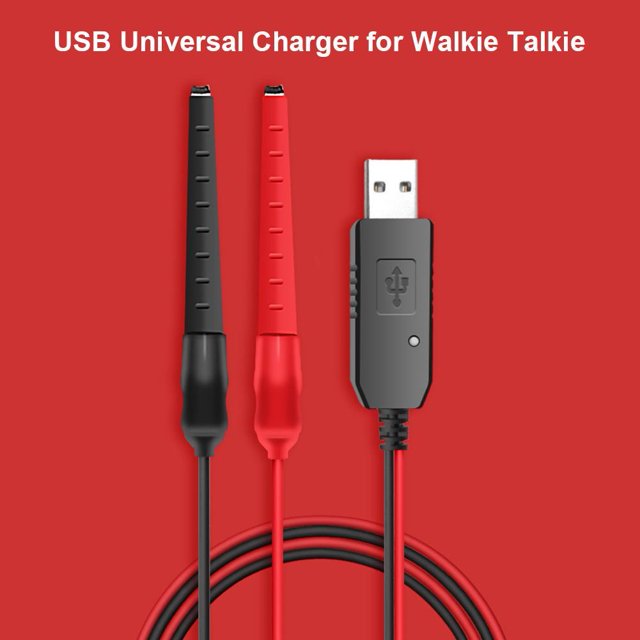 Clip de conector para cargador de fuente de alimentación Walkie Talkie 5V 2A 500mA batería