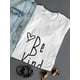 thumbnail image 3 of Playera Para Mujer - Se Amable. Garabatos Con Corazon Smartprints T-shirt, 3 of 4