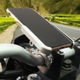 thumbnail image 2 of Aluminum Phone Holder With Secure Locking Mechanism 360 Adjustable Shaking Proof Designs Rack for Motorcycle Bike, 2 of 19