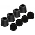 thumbnail image 4 of 8pcs (BMF-BPH)- Medium (M) Premium Memory Foam and Silicone Replacement Earbuds Eartips for Jaybird X3, Freedom F5 and Jaybird RUN Bluetooth In Ear Earphones / Headphones, 4 of 6