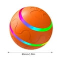 thumbnail image 5 of Interactive LED Rolling Ball Pet Toy  Motion-Activated, Remote Control, Durable TPU Material, USB Charging, 5 of 10