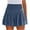 Dark Blue, variant on Miluxas Plus Size Short Women's Solid Color Summer High Waist Shorts Gray 10(XL)