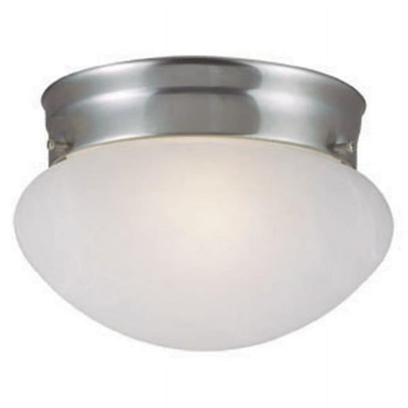 Millbridge 2-Light Ceiling Mount, Satin Nickel Finish