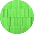 thumbnail image 1 of Ahgly Company Indoor Round Abstract Green Contemporary Area Rugs, 3' Round, 1 of 1