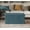 Blue, variant on Home Design Upholstered Folding Storage Bench – Grey Linen, Padded Seat with Hidden Storage, Collapsible Design