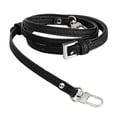 thumbnail image 4 of Correa de cuero para bolso, correa para bolso, correa para bolso de hombro, longitud ajustable para maletín Negro, 4 of 9