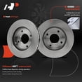 thumbnail image 5 of A-Premium 10.22 inch (259.6mm) Front Vented Disc Brake Rotors + Ceramic Pads Kit Compatible with Select Nissan Models - Versa 2009 2010 2011, 6-PC Set, 5 of 6