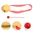 thumbnail image 4 of Gong for Kids Mini Kids Musical Instruments Copper Cymbals Gong Copper Hand Gong Musical Gong Instrument 9CM, 4 of 8