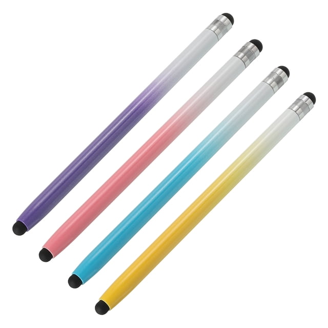 Unique Bargains 4pcs Stylus Pens for Touch Screens Capacitive Stylus Tablet Pen for Universal Touch Devices, Gradient
