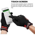 thumbnail image 2 of Motorcycle Gloves Men Riding Breathable Summer Carbon Fiber Glove for Motocross Racing Dirt Bike ATV UTV Mountain Bike Cycling Outdoor Sports (XL, Black), 2 of 7