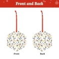 thumbnail image 2 of KLL Labrador Retriever Dog Pattern Acrylic Christmas Ornaments,1 PCS Xmas Tree Decor with Ribbon 3" Christmas Décor Christmas Pendant for Hanging on Tree & Party Favors-Hexagon, 2 of 7