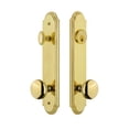 thumbnail image 3 of Grandeur Arc Tall Plate Single Cylinder One Piece Knobset with Knob, 3 of 6
